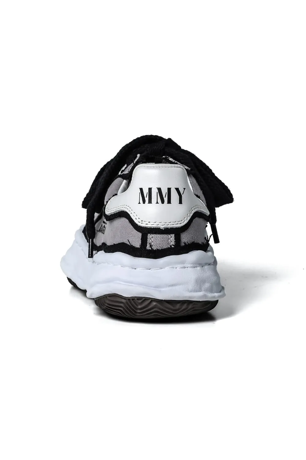 -BLAKEY Low- Overhanging canvas Low-top sneakers Gray