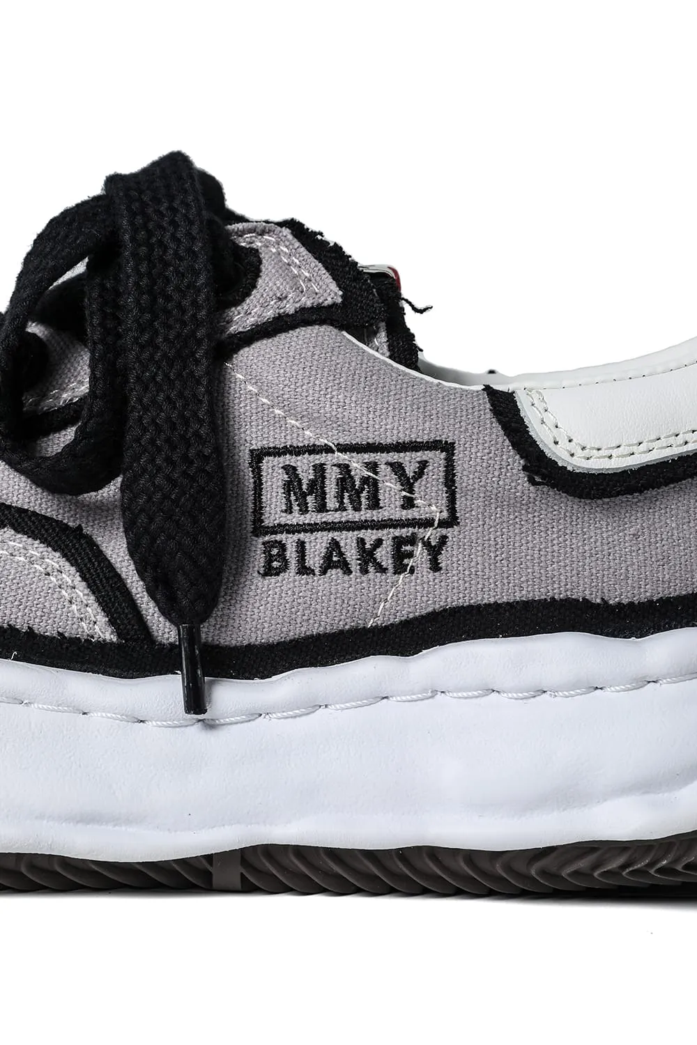 -BLAKEY Low- Overhanging canvas Low-top sneakers Gray