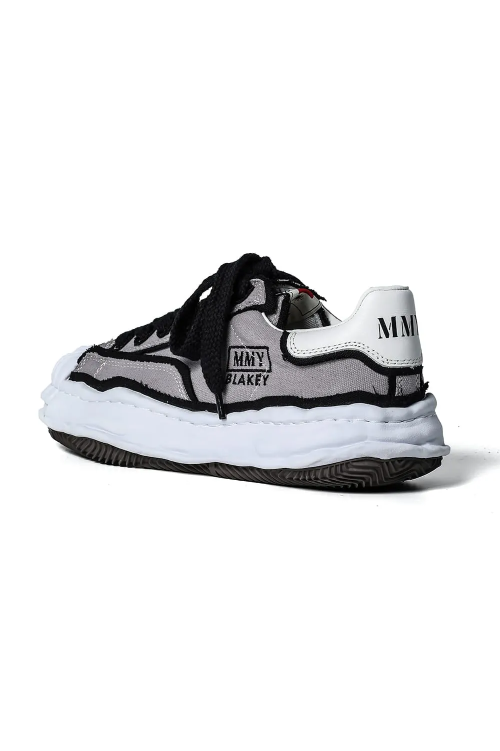 -BLAKEY Low- Overhanging canvas Low-top sneakers Gray