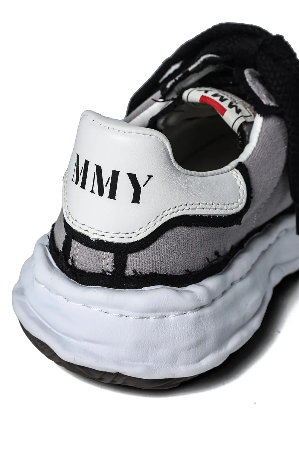 -BLAKEY Low- Overhanging canvas Low-top sneakers Gray