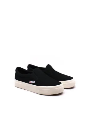2740 Platform Slip On Shoes In Black