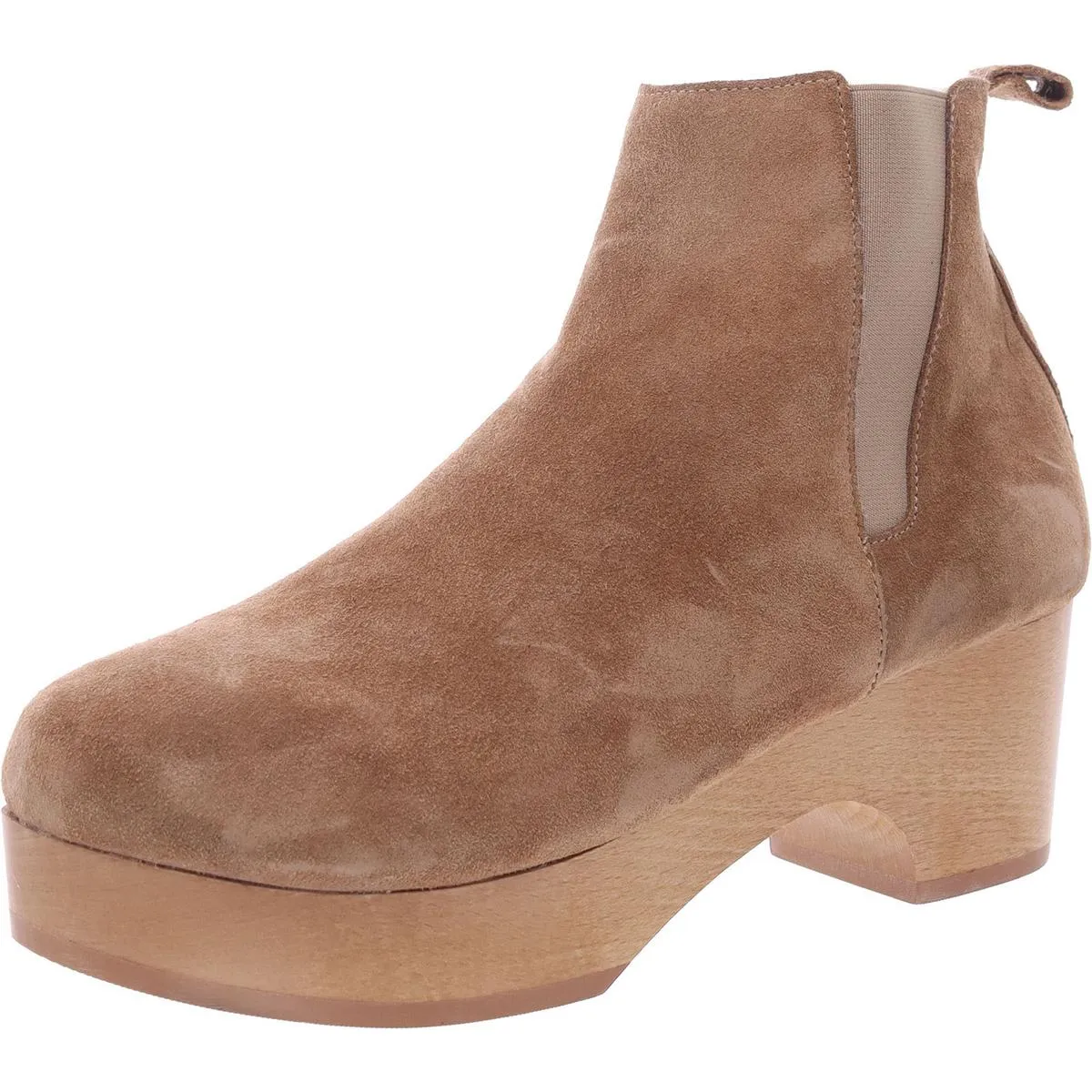 André Assous Womens Sanaa  Leather Ankle Chelsea Boots