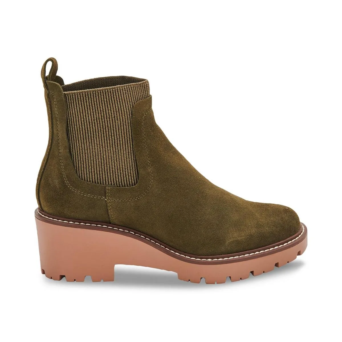 Aqua College Womens Demi  Lug Sole Chelsea Boots