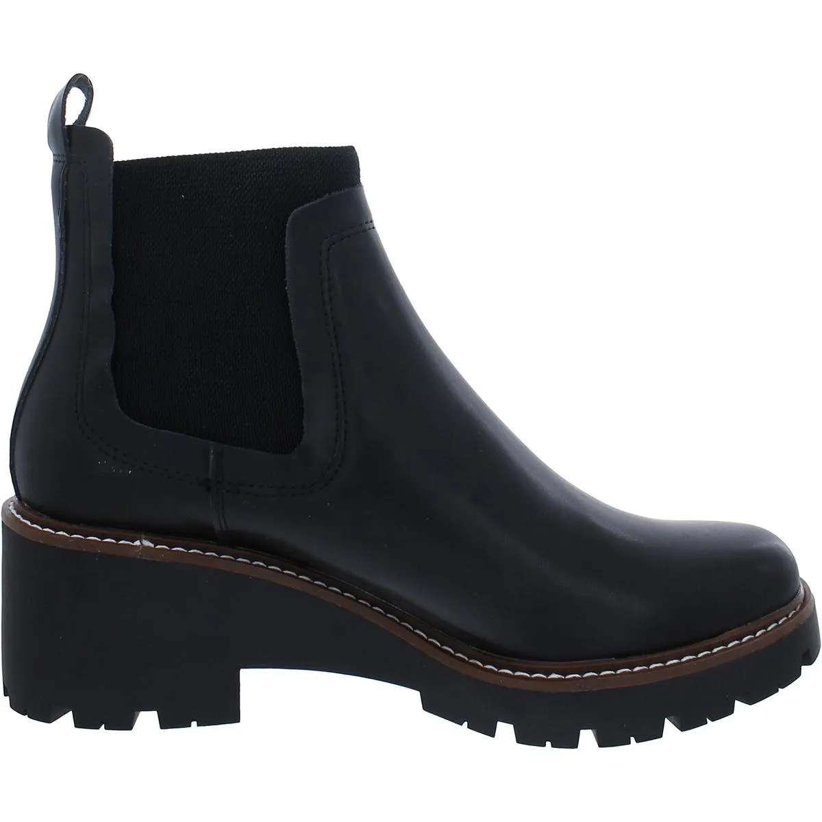 Aqua College Womens Demi  Lug Sole Chelsea Boots