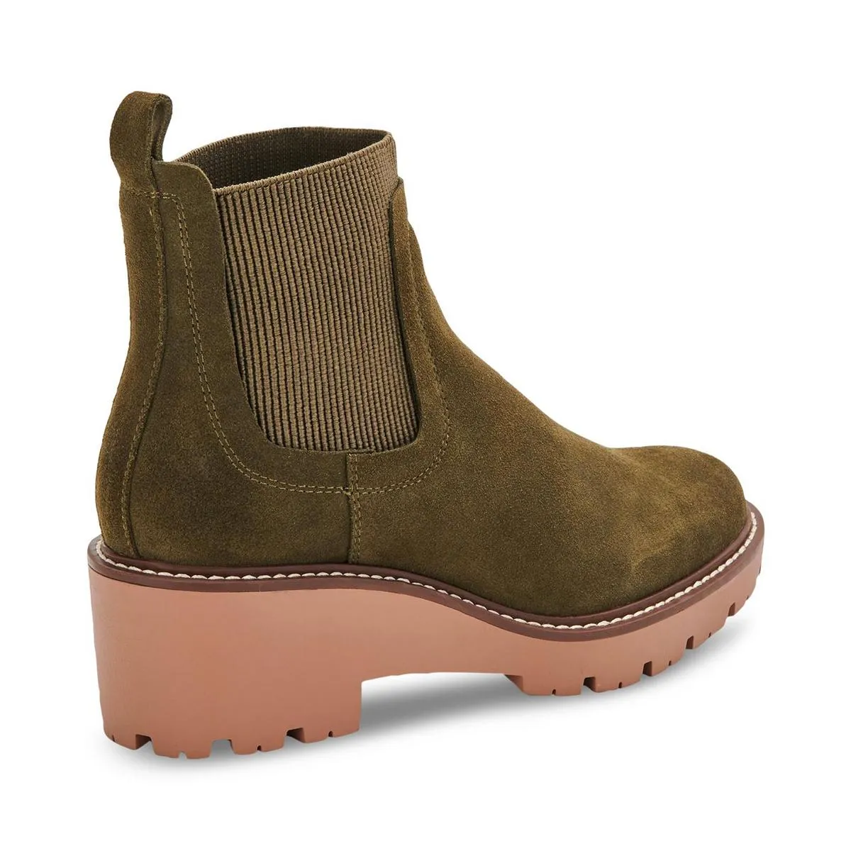 Aqua College Womens Demi  Lug Sole Chelsea Boots