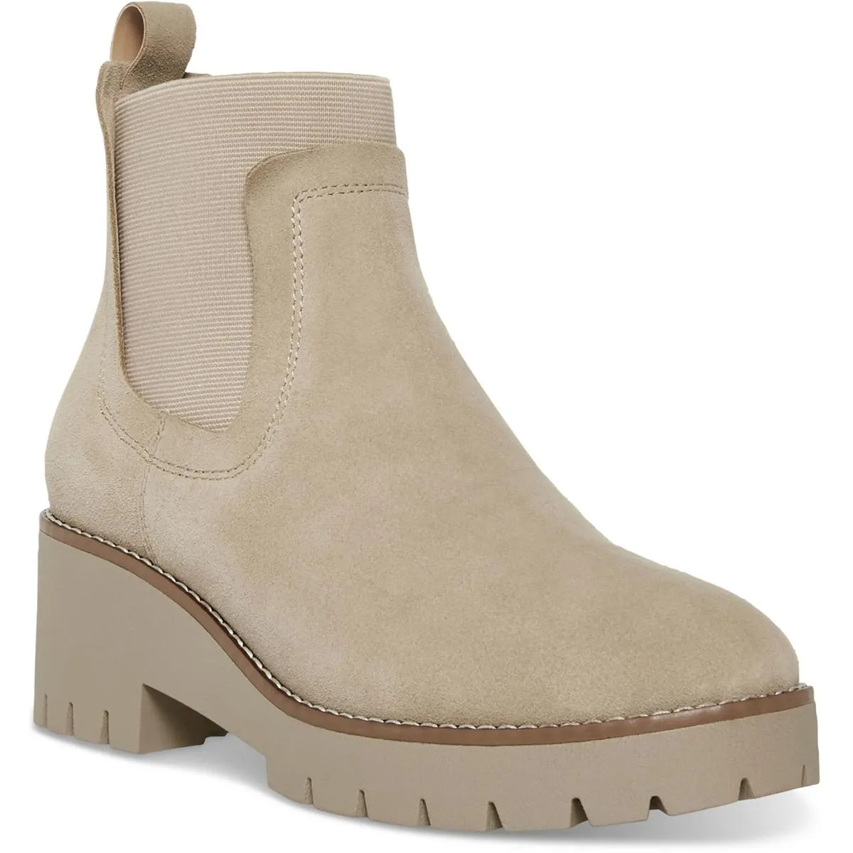 Aqua College Womens Demi  Lug Sole Chelsea Boots