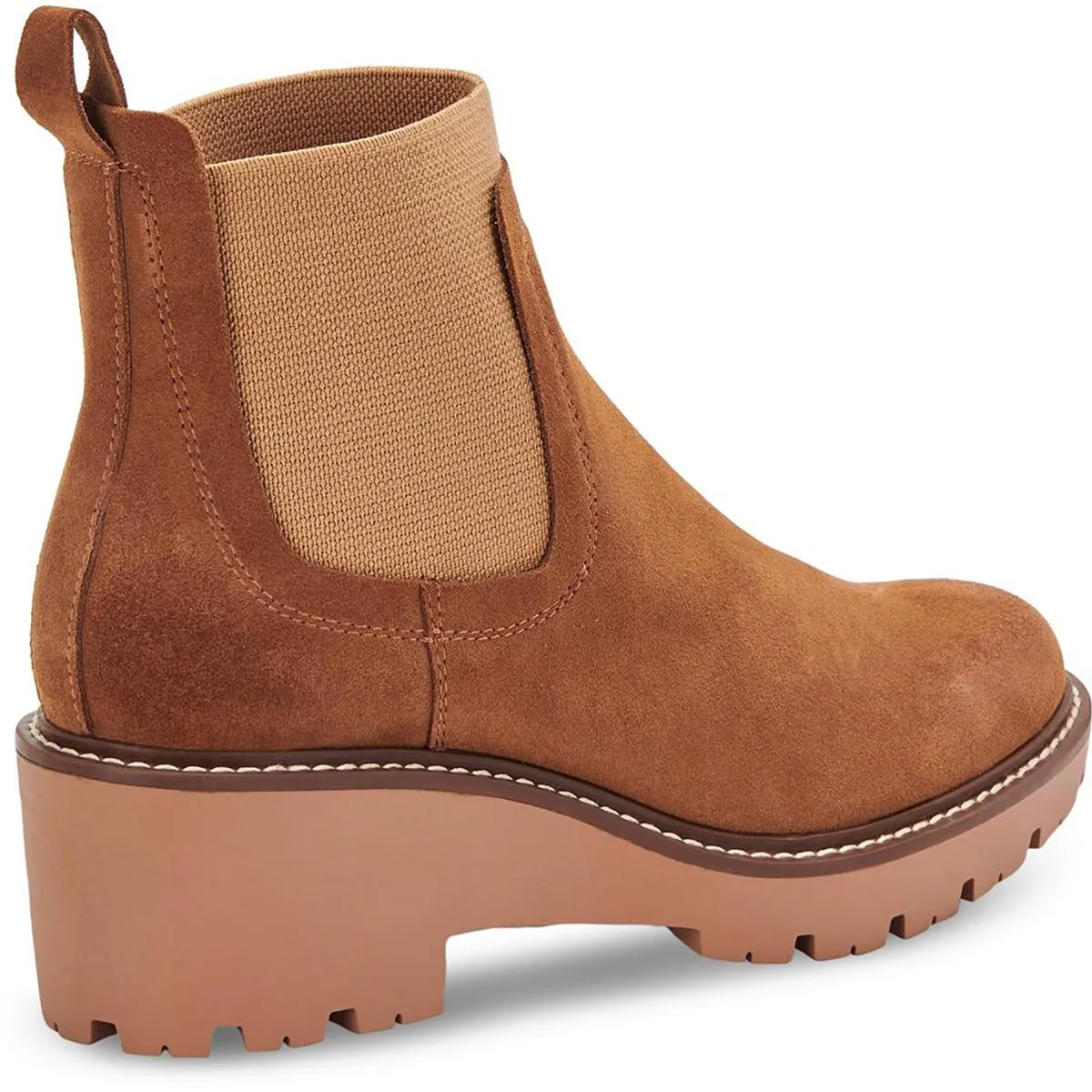 Aqua College Womens Demi  Lug Sole Chelsea Boots