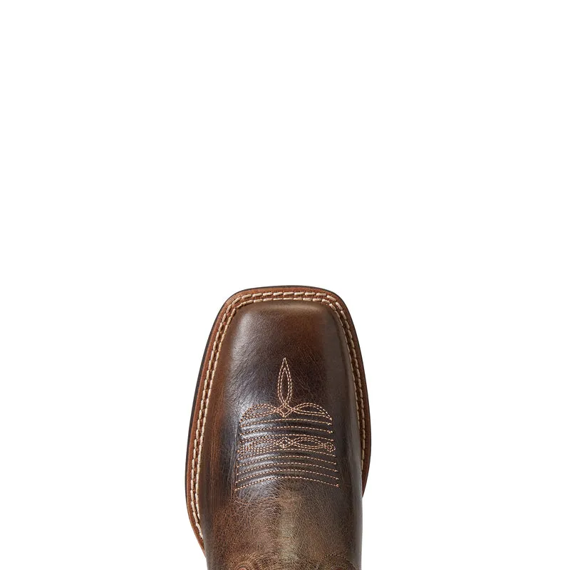 'Ariat' Women's West Bound Square Toe - Sable / Red