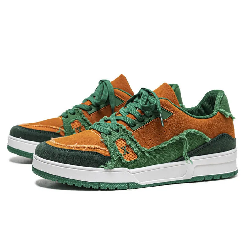Aule Ripped Patchwork Sneakers