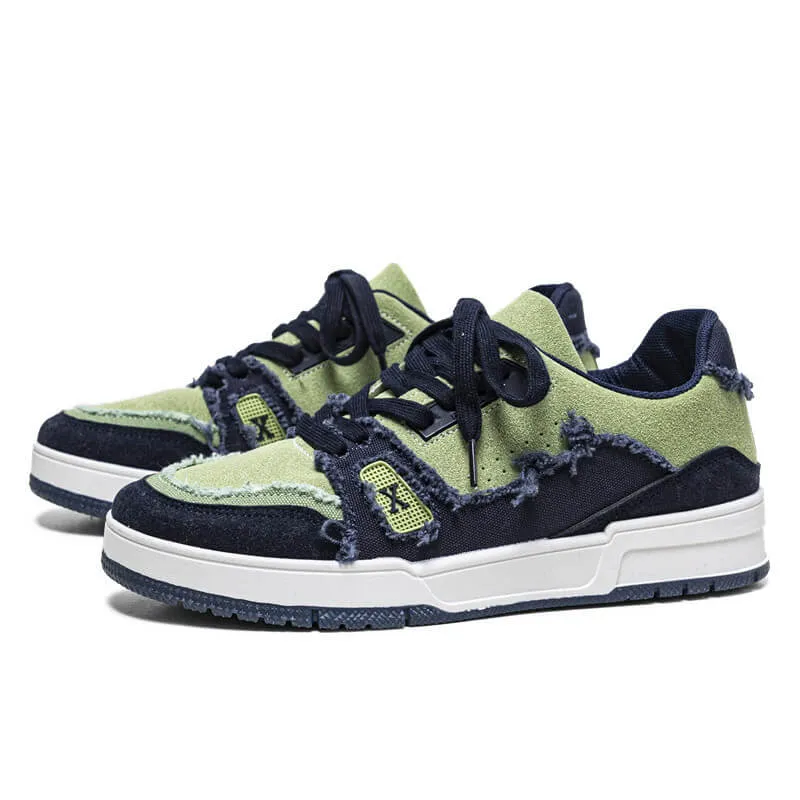 Aule Ripped Patchwork Sneakers