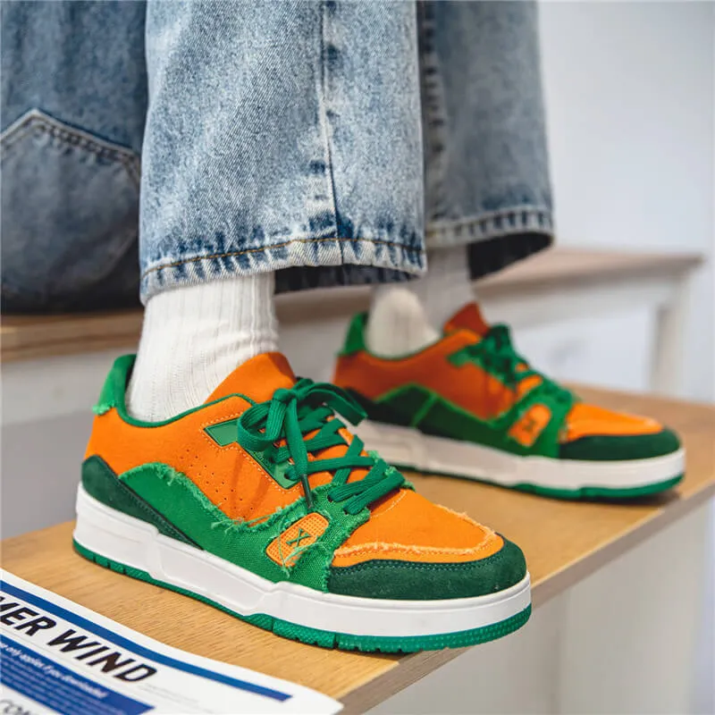 Aule Ripped Patchwork Sneakers