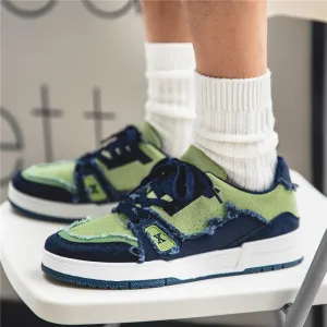 Aule Ripped Patchwork Sneakers
