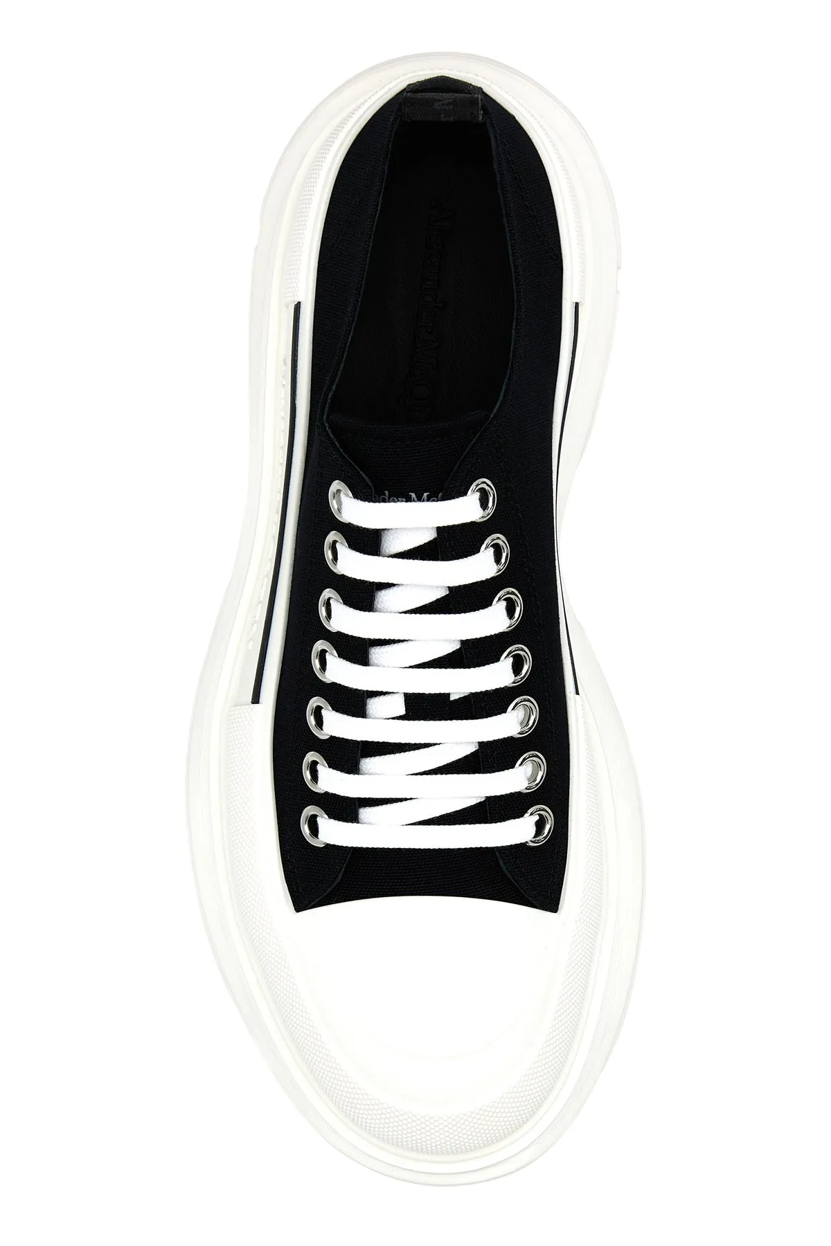 Black canvas Tread Slick sneakers