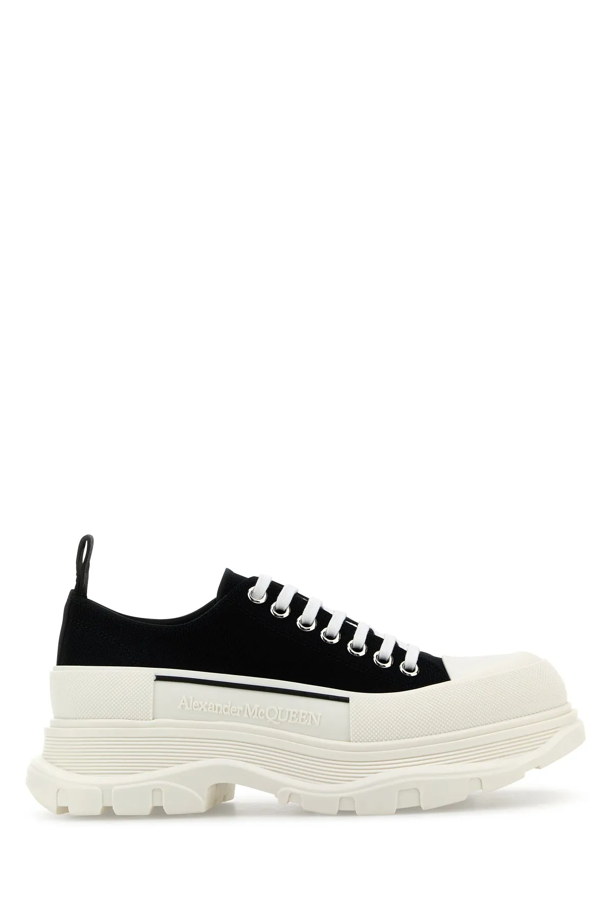 Black canvas Tread Slick sneakers