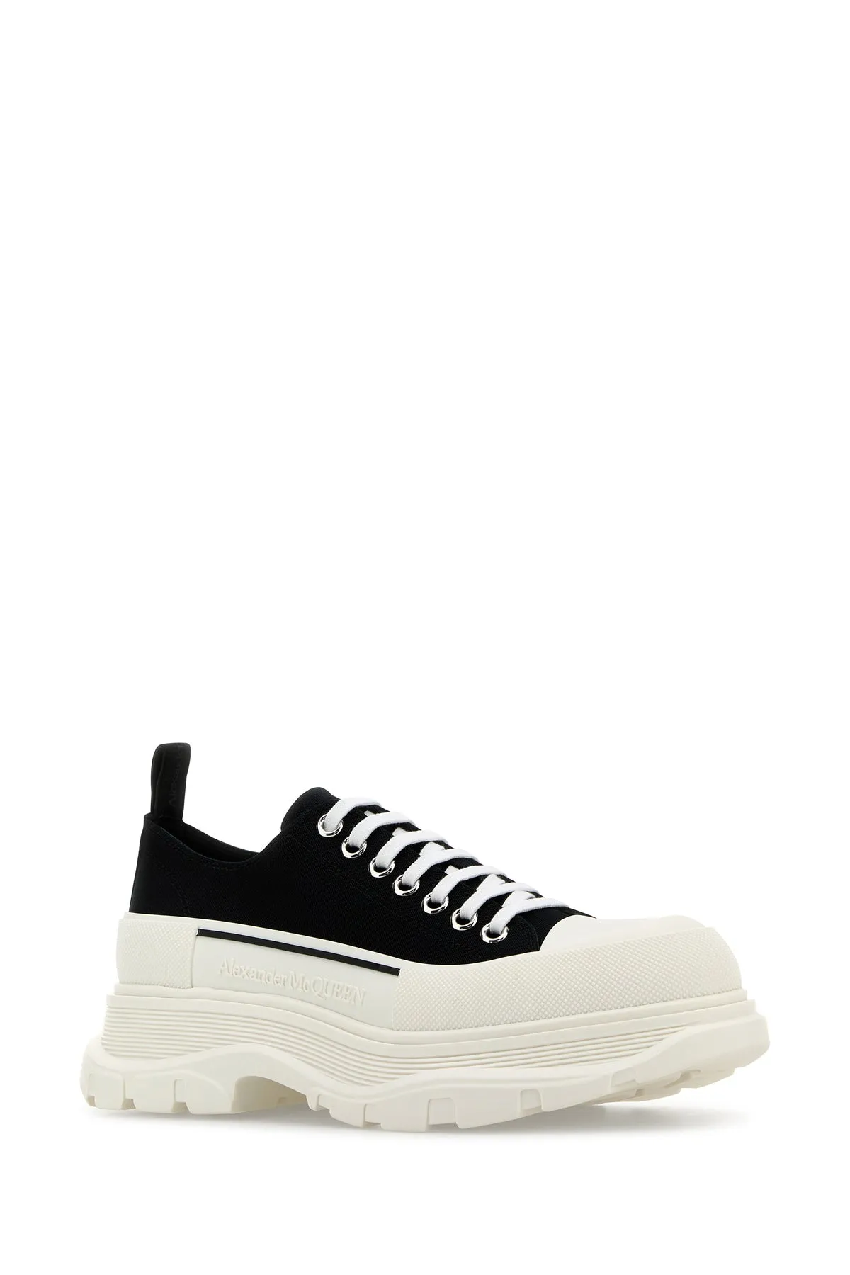 Black canvas Tread Slick sneakers