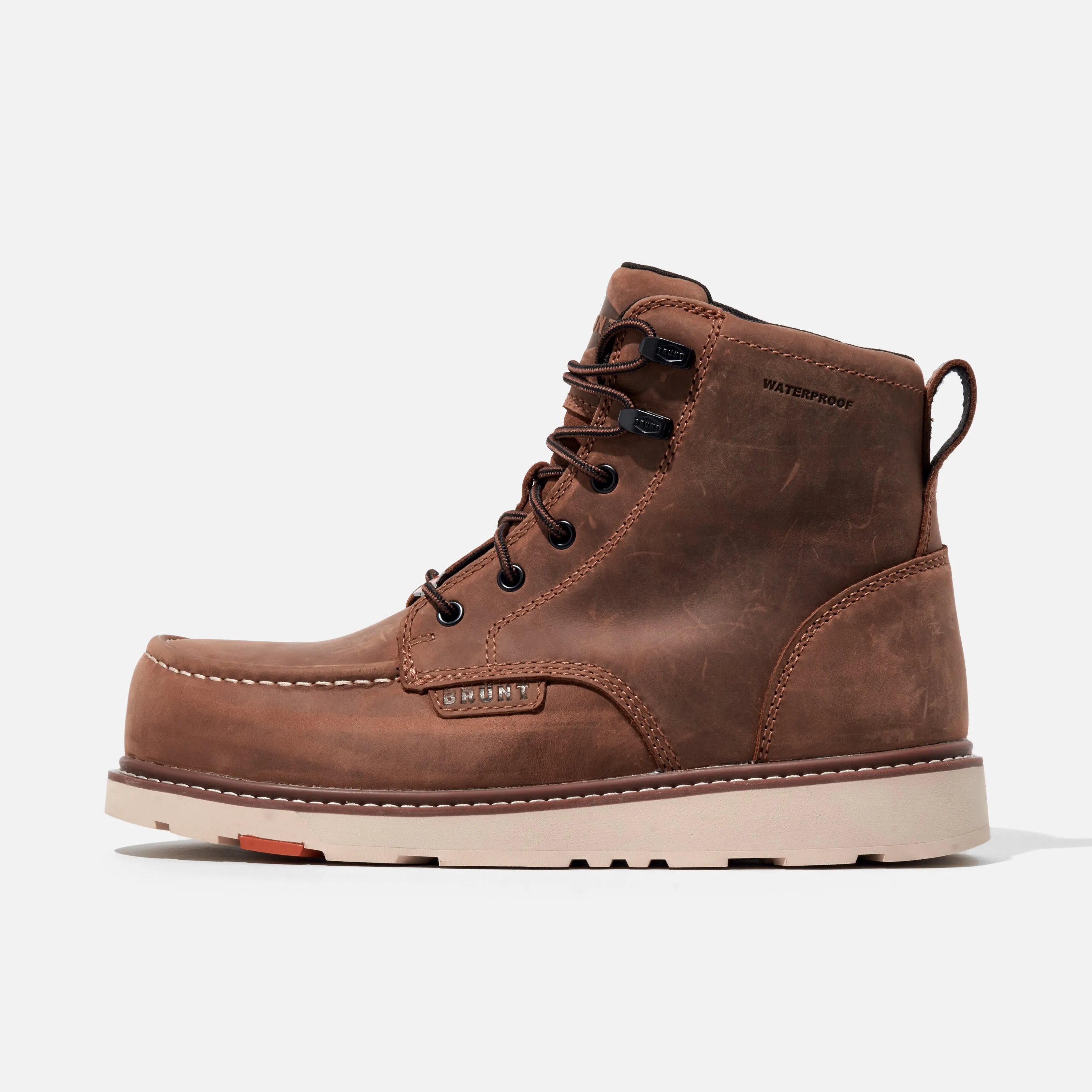 BRUNT Men's Marin 6" Comp Toe Waterproof Work Boot