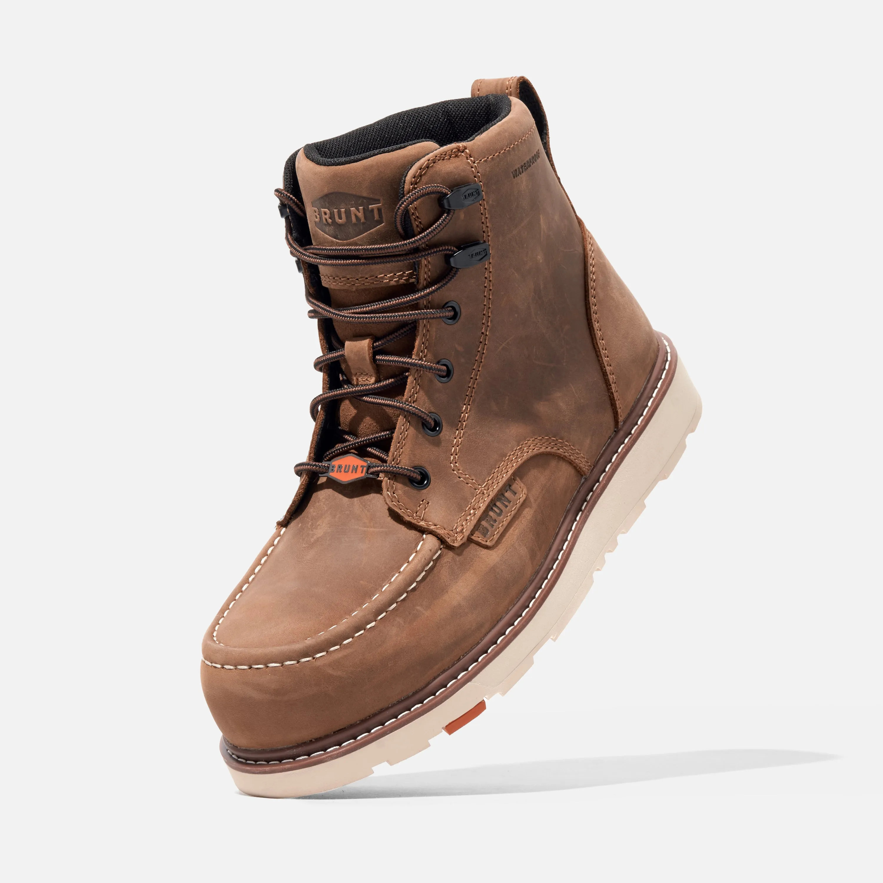 BRUNT Men's Marin 6" Comp Toe Waterproof Work Boot