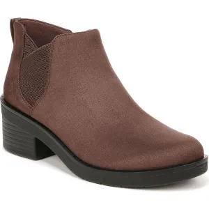 Bzees Womens Ontario Faux Suede Chelsea Booties