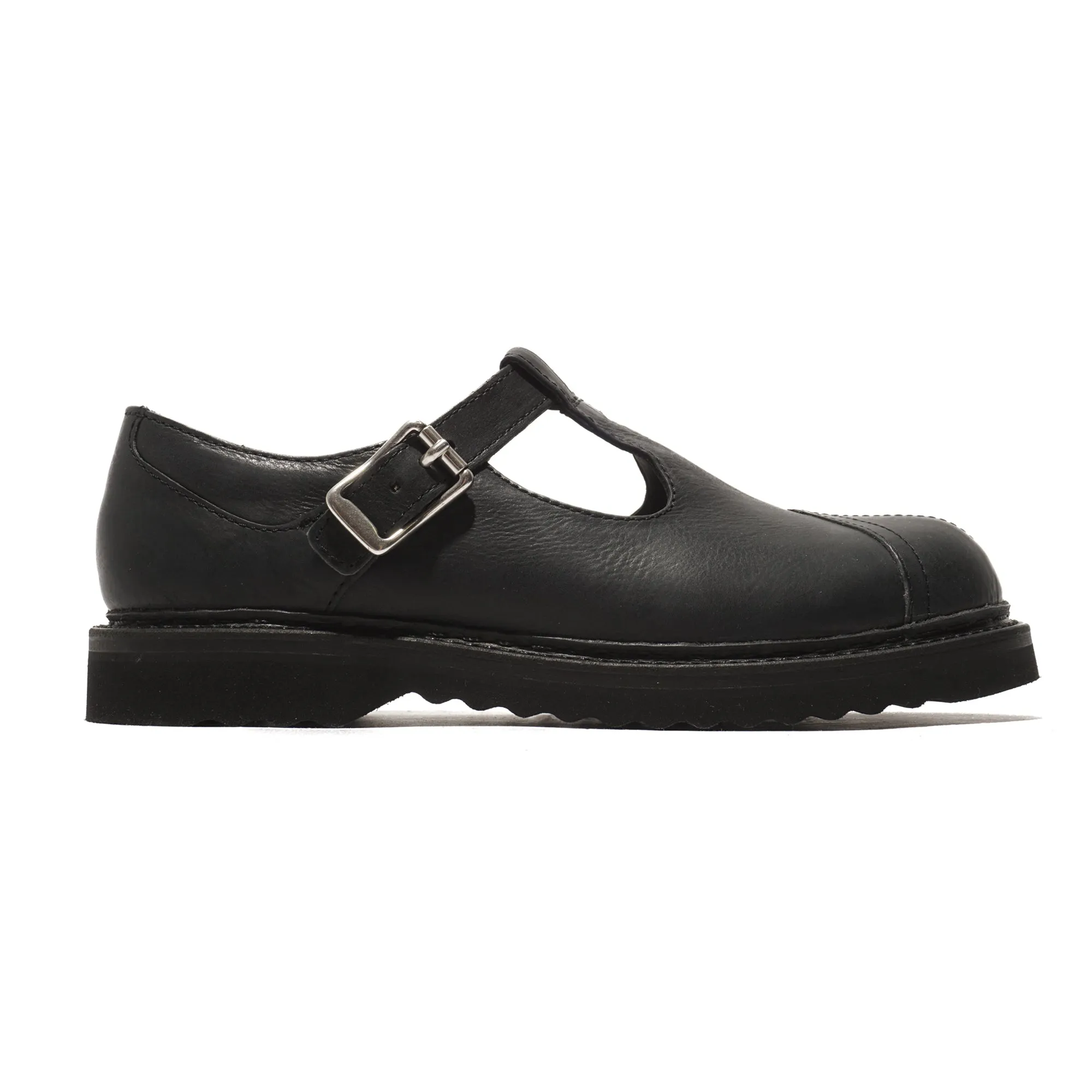 CAMDEN SHOE "BLACK TIRE BLACK LEATHER"
