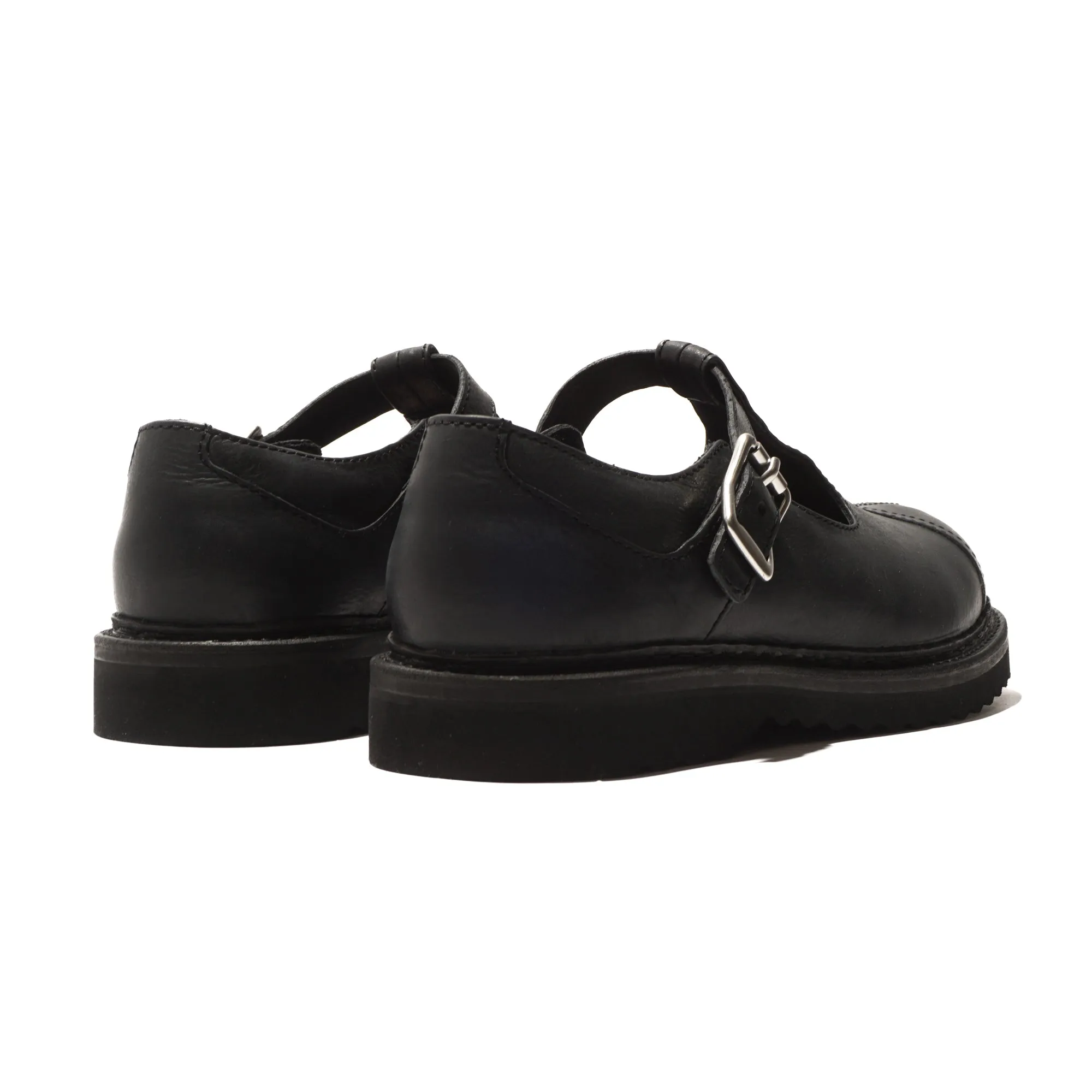 CAMDEN SHOE "BLACK TIRE BLACK LEATHER"