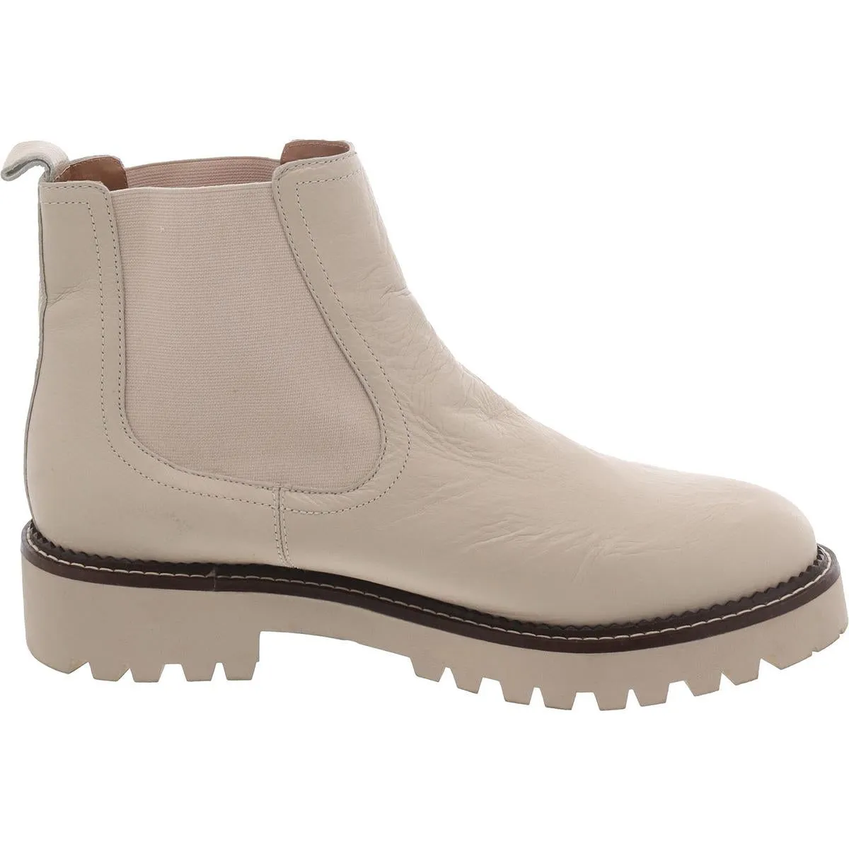 Caslon Womens Leather Solid Chelsea Boots