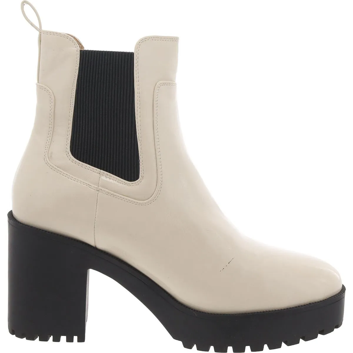 Chinese Laundry Womens Patent Block Heel Chelsea Boots