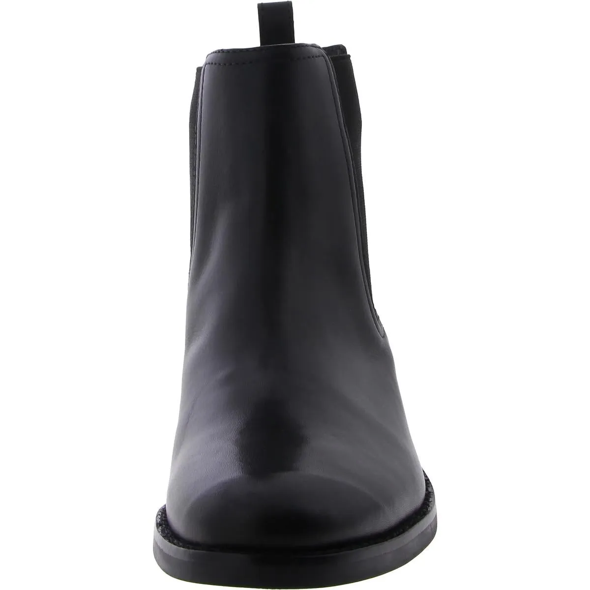 Coach Womens Maeve Leather Stacked Heel Chelsea Boots