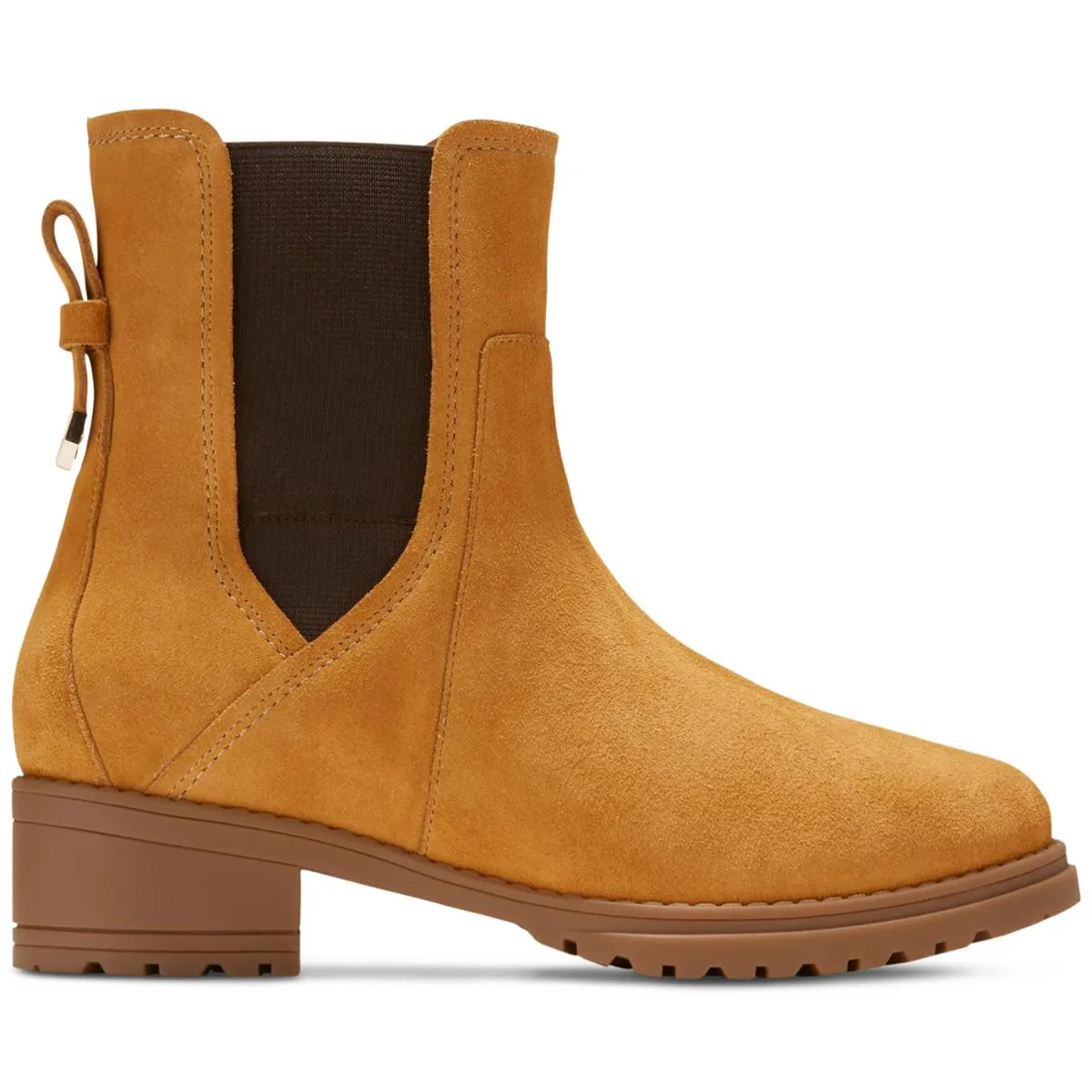 Cole Haan Womens WP Camea Suede Pull-on Chelsea Boots