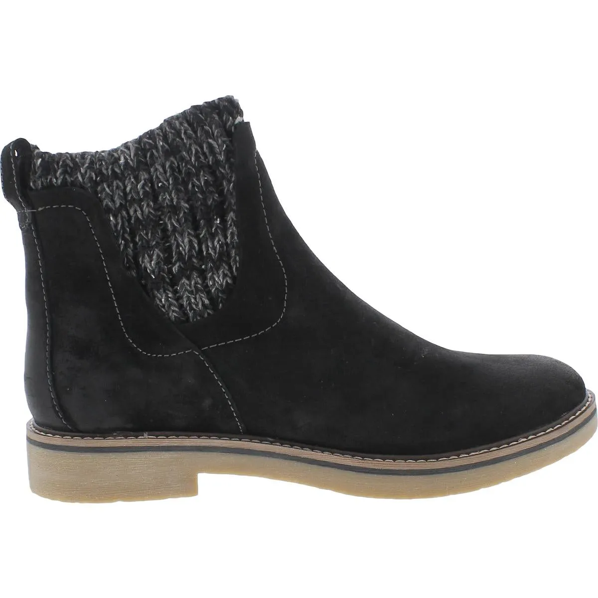 Comfortiva Womens Rawnie Suede Comfort Insole Chelsea Boots