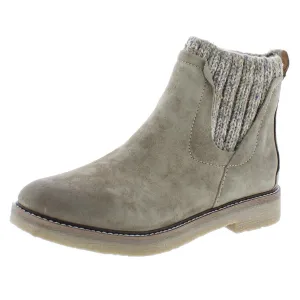 Comfortiva Womens Rawnie Suede Comfort Insole Chelsea Boots