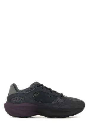 dark grey suede and mesh WRPD sneakers