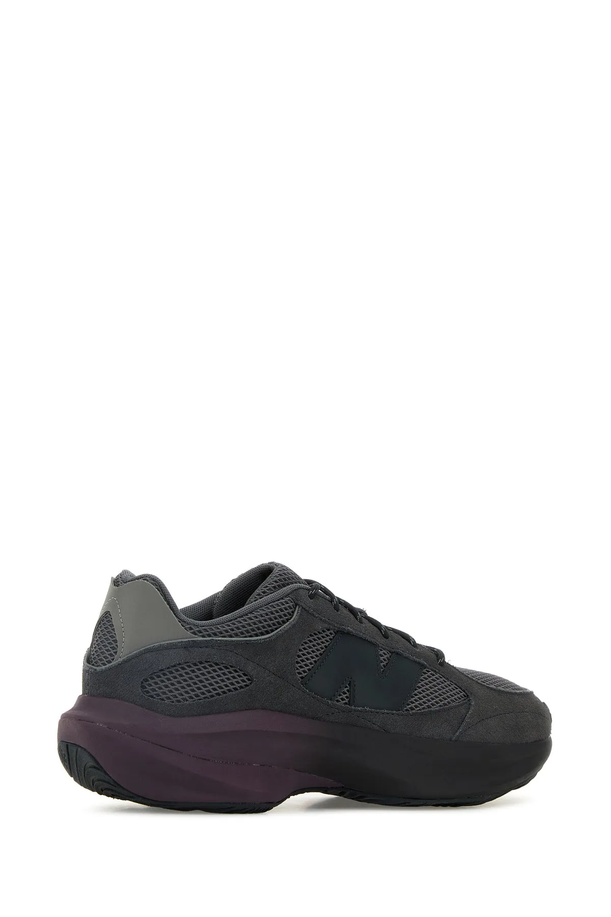 dark grey suede and mesh WRPD sneakers