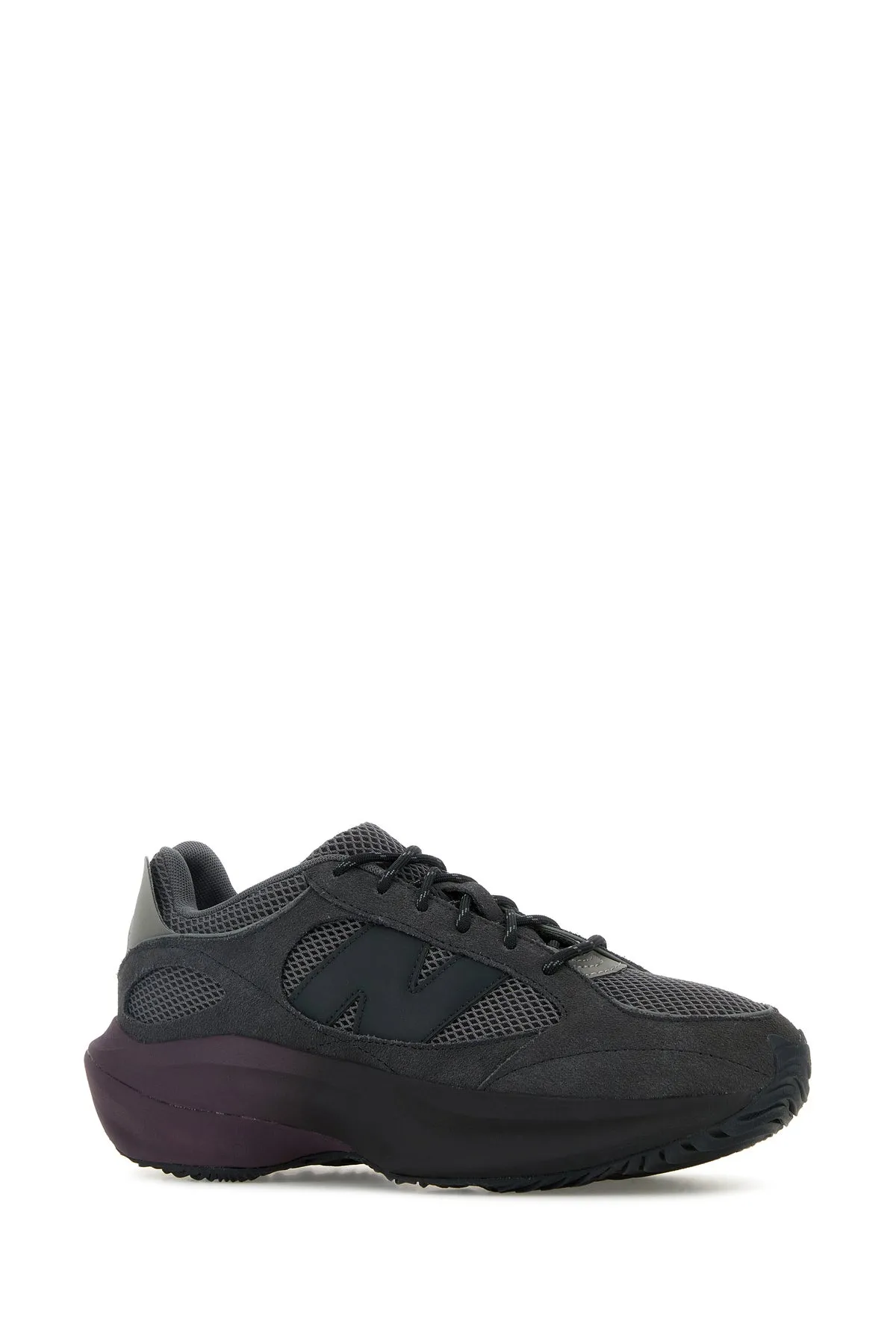 dark grey suede and mesh WRPD sneakers