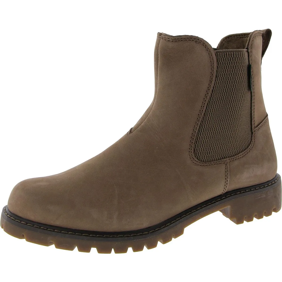 Eastland Womens Ida Leather Pull On Chelsea Boots