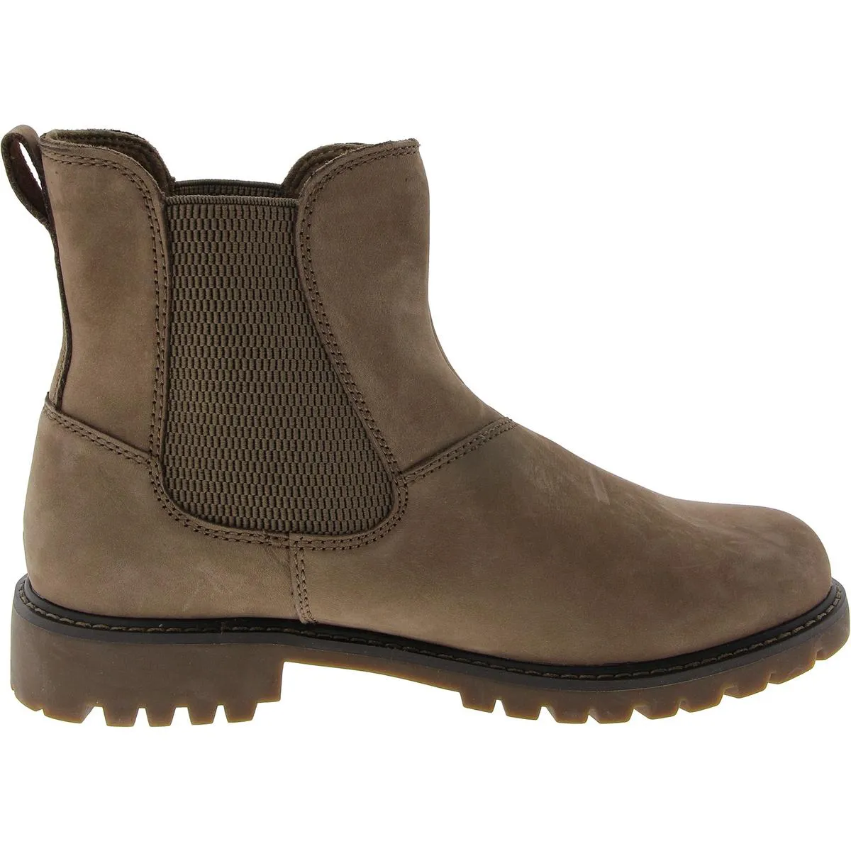 Eastland Womens Ida Leather Pull On Chelsea Boots