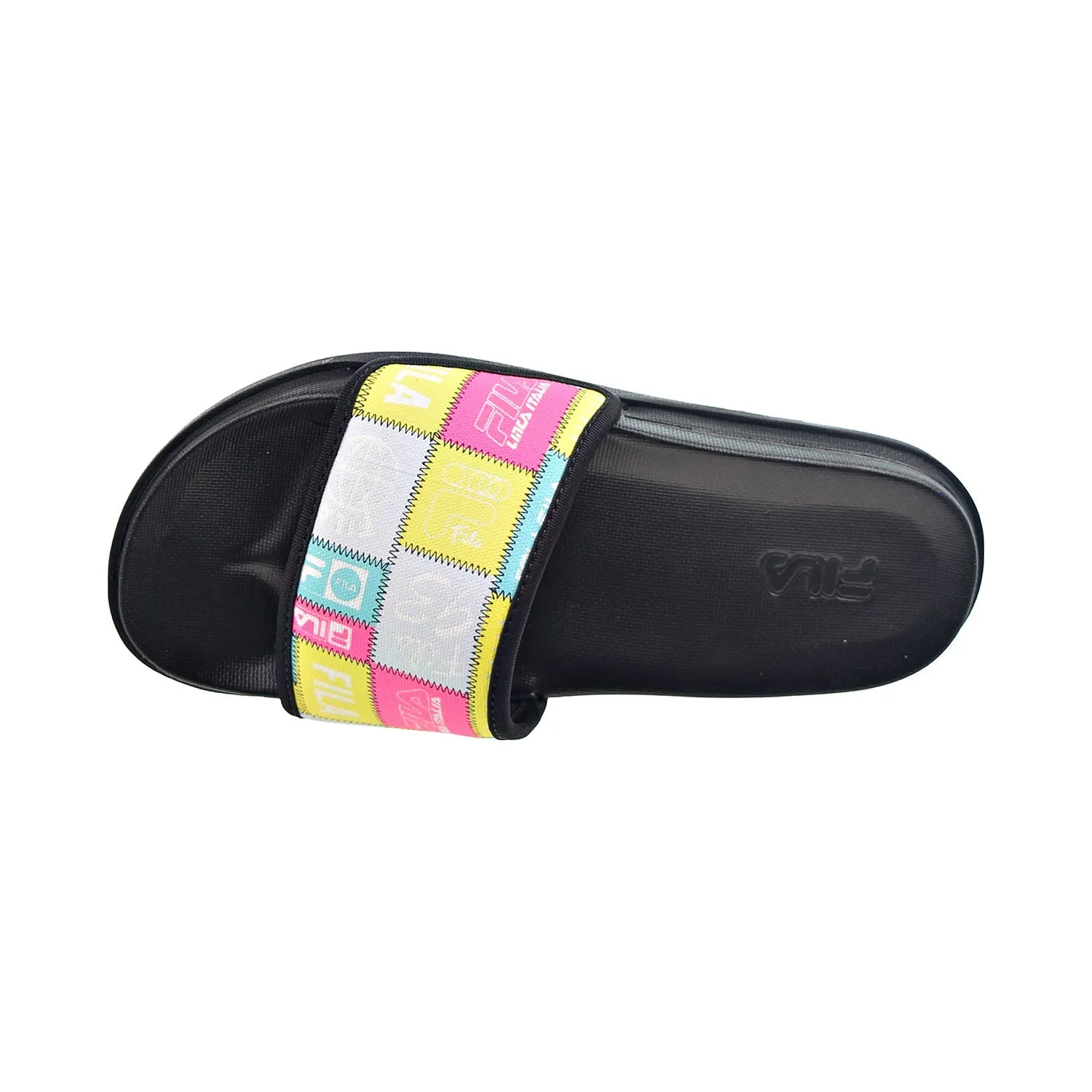 Fila Drifter Lux Patchwork Women's Slide Sandals Black-Multi