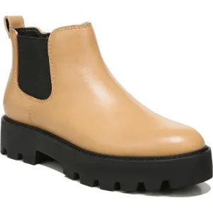 Franco Sarto Womens Balin Lugged Sole Ankle Chelsea Boots