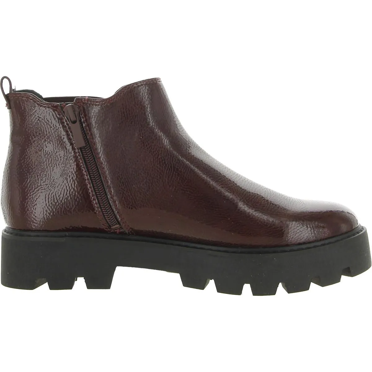 Franco Sarto Womens Balin Lugged Sole Ankle Chelsea Boots