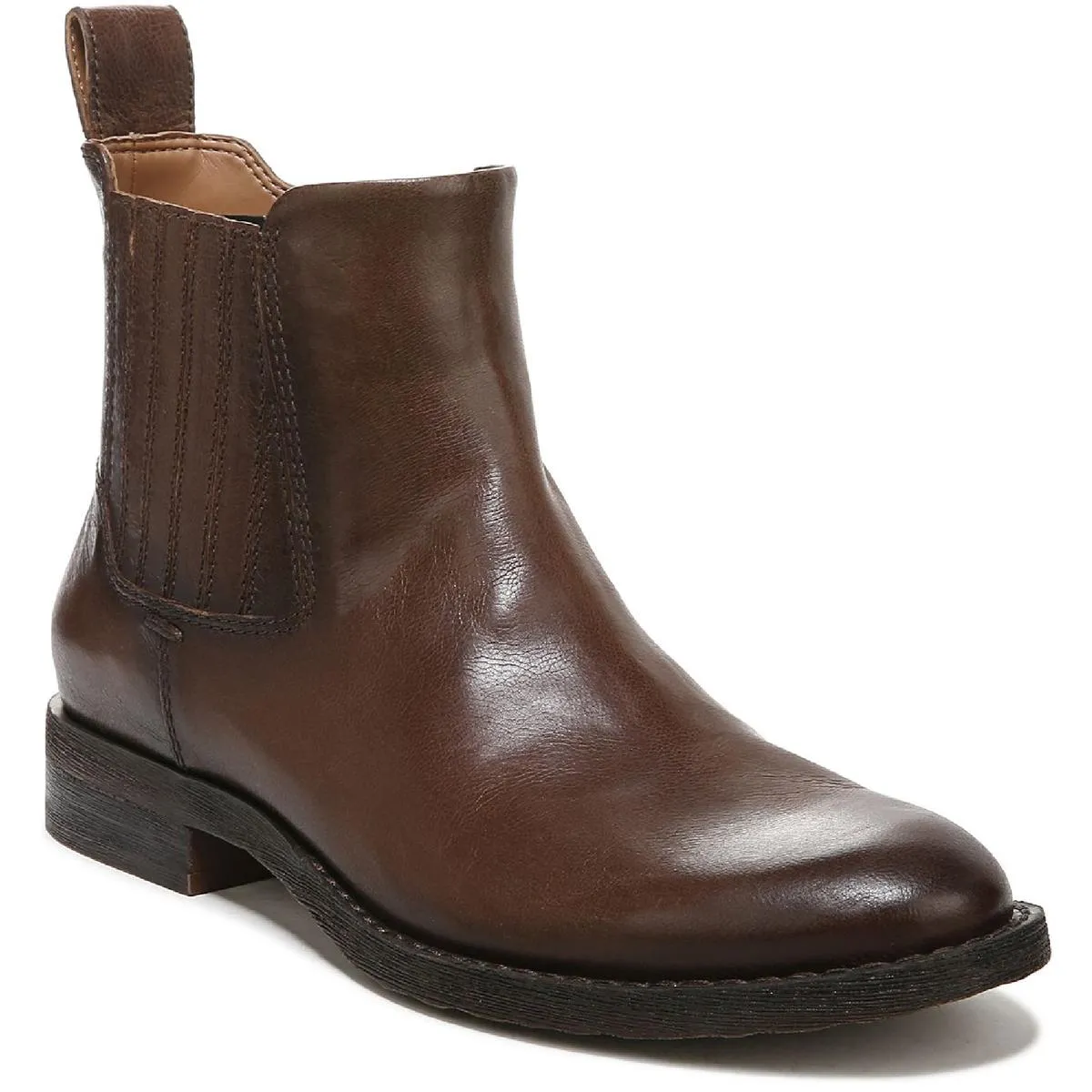 Franco Sarto Womens Linc Leather Ankle Chelsea Boots