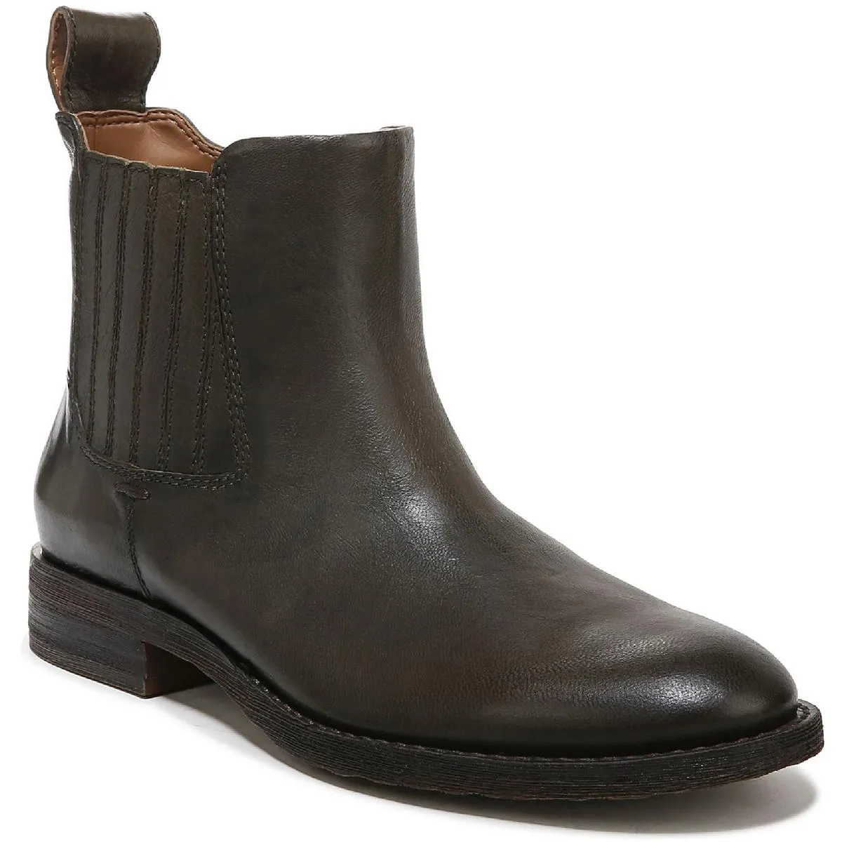 Franco Sarto Womens Linc Leather Ankle Chelsea Boots