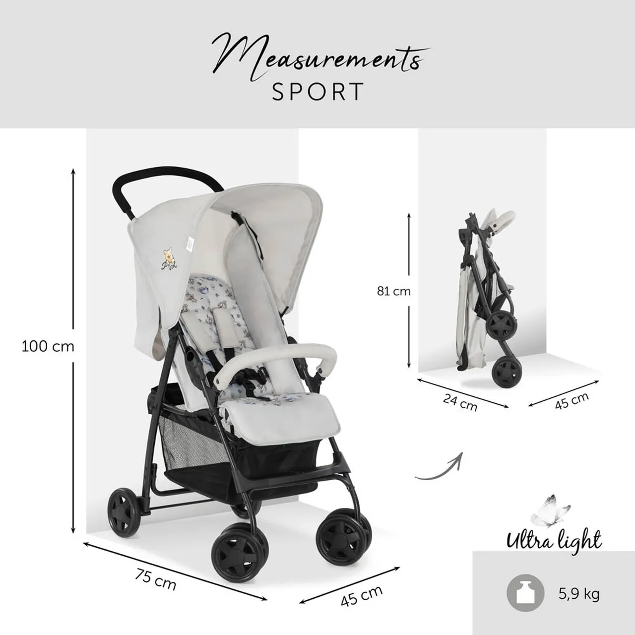 Hauck Sport Pooh Exploring Pushchair