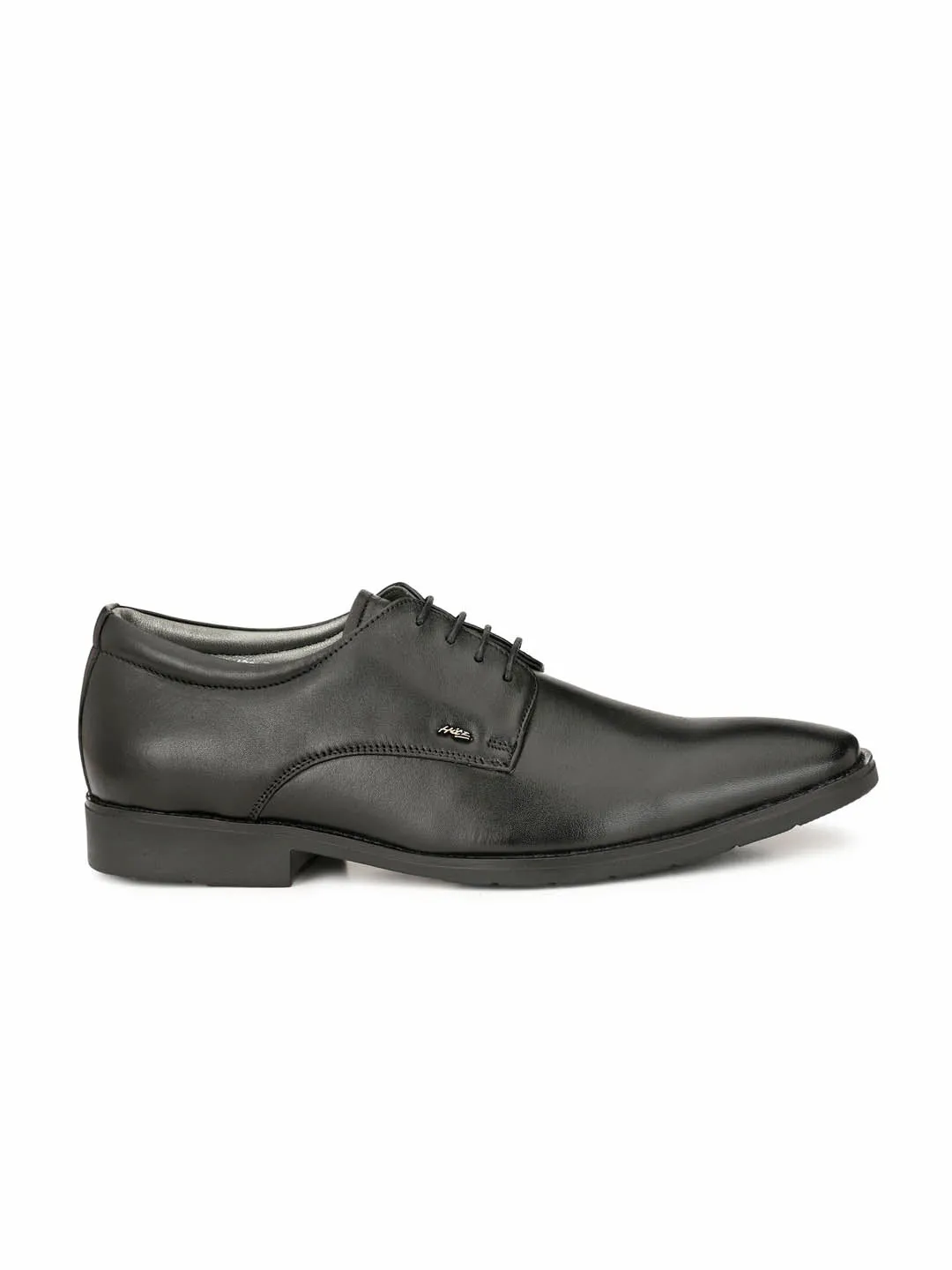 Hitz Men's Black Formal Derby Shoes