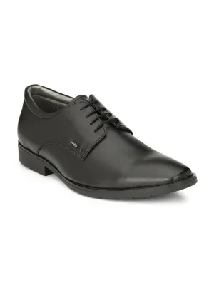 Hitz Men's Black Formal Derby Shoes