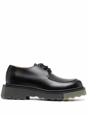 OFF-WHITE Sponge Sole Derby Shoes Black