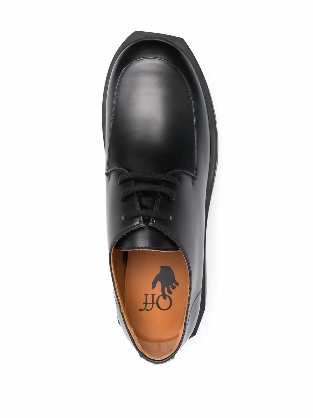 OFF-WHITE Sponge Sole Derby Shoes Black