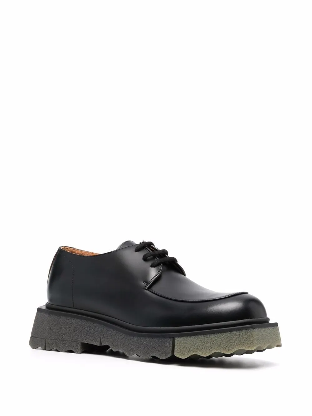 OFF-WHITE Sponge Sole Derby Shoes Black