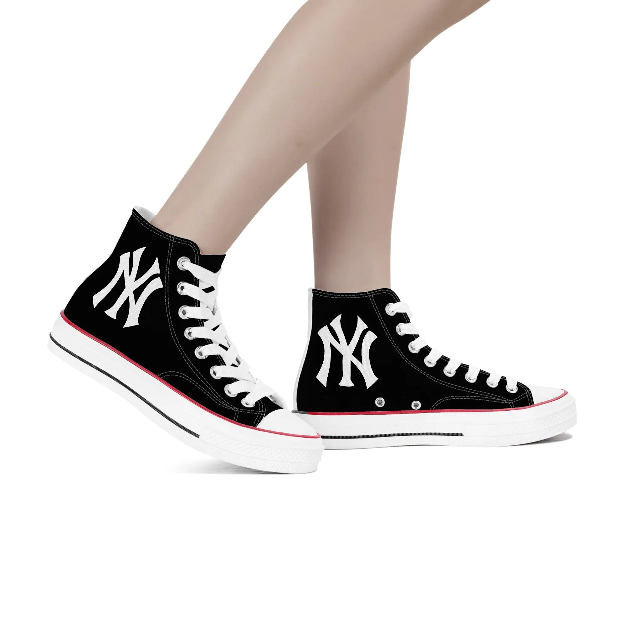"Boricua" La Promesa BX - Womens Classic High Top Canvas Shoes