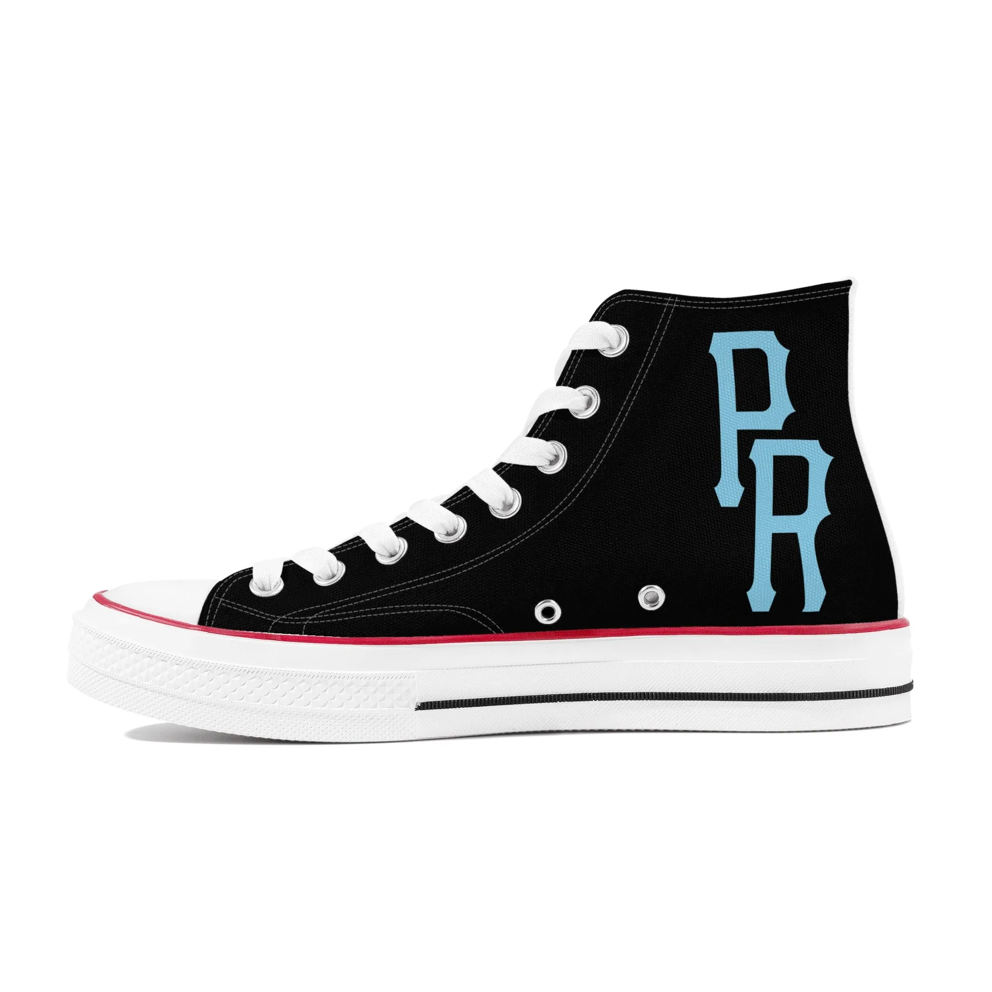 "Boricua" La Promesa BX - Womens Classic High Top Canvas Shoes