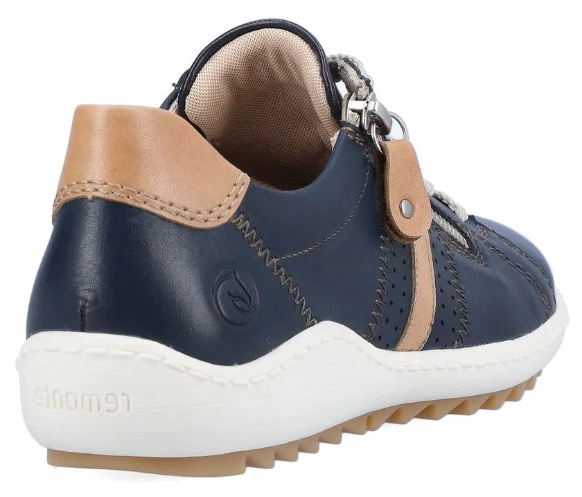 Remonte R1432-14 Womens Leather Lace Up Trainer