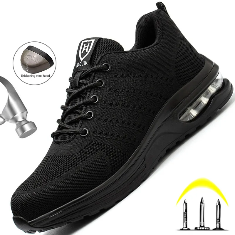 S1 Safety shoes work sneakers, steel toe, unisex